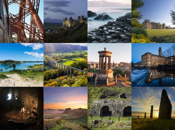 UK World Heritage Sites montage